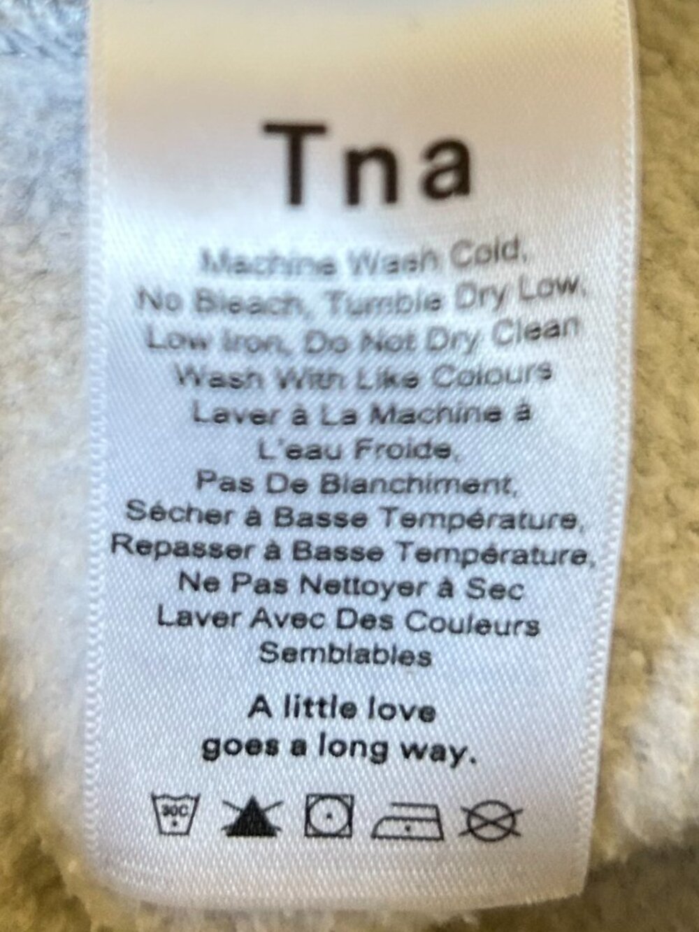 Aritzia TNA Hoodie Heathered Grey Size M - Picture 5 of 7